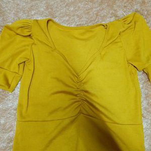 Women Yellow Top