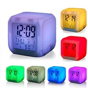 Color Changing Digital Alarm Clock - 1 Pc