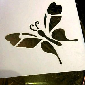 🦋Beautiful Wall Stencil Design