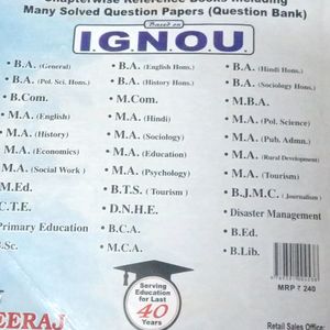 Begae 182 Ignou Book