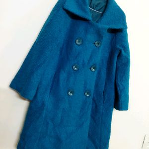 SEA GREEN OVERCOAT FOR FEMALES