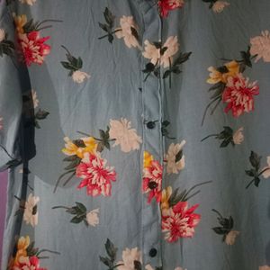 New Floral Shirt / Unused