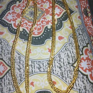 Artificial gold chain