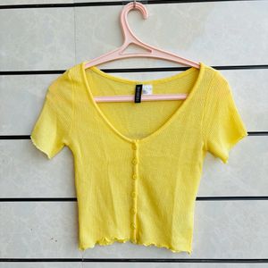 H&M Yellow Top