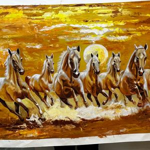 Seven horses painting