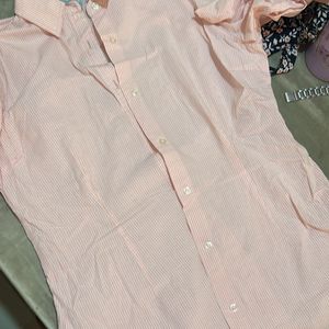 Pink Formal Checked Shirt