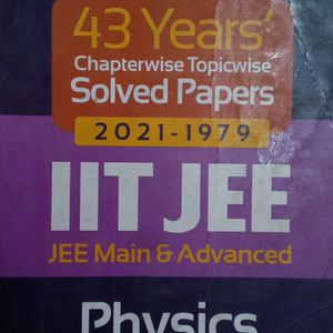 43 Years Chapertwise Topicwise Solved Papers Jee