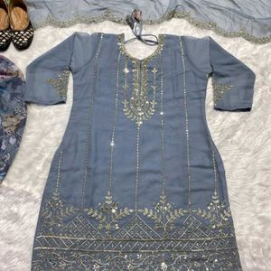 New Standard Beautiful Pakistani Dhoti Dress A One