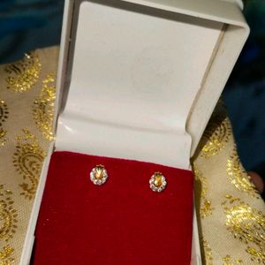 Pure 22ct Gold Earrings For Women/ Girls