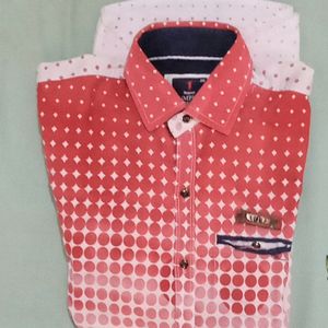 White Shirt Is Amazing With red Dots.