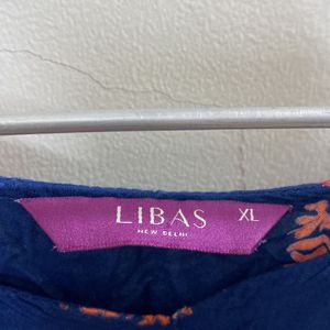 Libas Beautiful Ethnic Dress Navy Blue