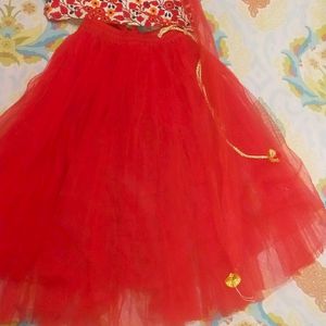 Party Wear Dress 4-6 Years Girl