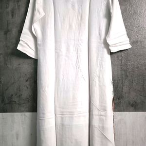 White Multi Colour Kurta