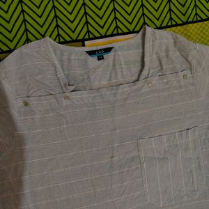 Square Neck White Top