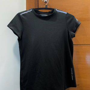 Black Airmesh Workout T-shirt