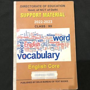 English Book | Class 12th | Support Material