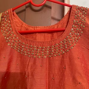 Handworked Kurta With Dupatta