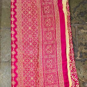 Khadi Silk Designer Ajarakh Printed Saree