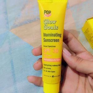 Popxo Glow Goals Liiuminating Sunscreen SPF 30PA++