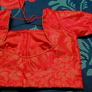 Pink Colour Designer Blouse (32 Size)