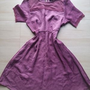 Dressberry Women's Mauve A-line Dress.