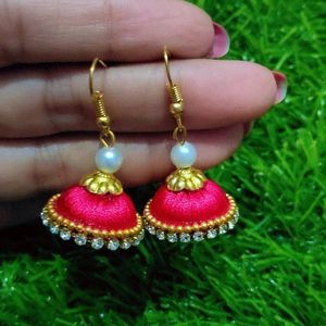 Silk Thread Earings