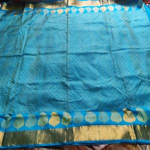 Blue Silk Saree