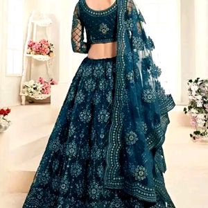 Wonder Chain Cording Lehnga Chunni (Semi Stitch)