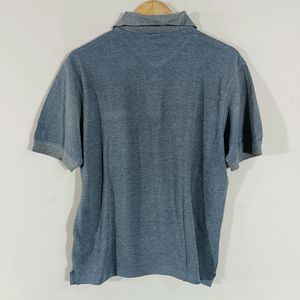 Grey Plain Casual T-Shirt (Men)