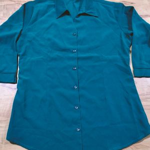 Casual Shirt.. Dark Greenish In Colour