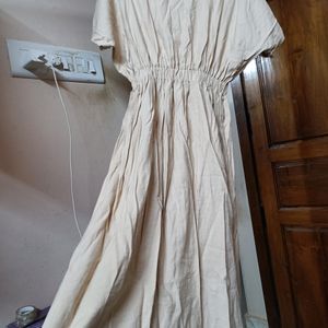 BEIGE KOREAN DRESS