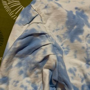 Tie Dye Long Sleeve Crop Top