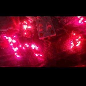 10 Pieces 60 Miters Pink And White Fairy Light