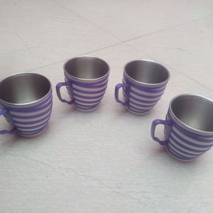 Plastic With Steel Cups