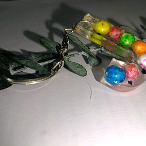 Resin Art Keychain