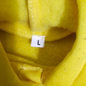 Yellow Pikachu Hoodie "L"