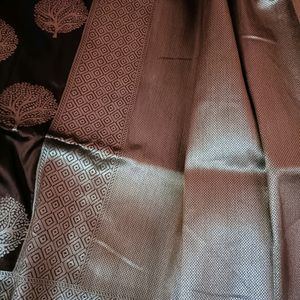 New Brown Silk Pattu Saree