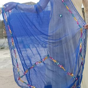 Artificial Mirror Work Dupatta Combo Of 2