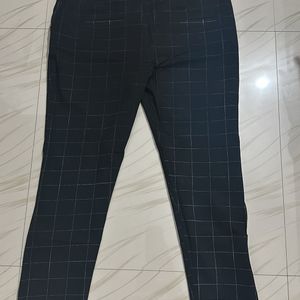 Women  Black Jeans With White Stripes