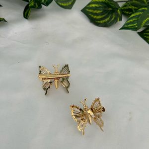 Gold Butterfly  Hair Clips(Women’s )