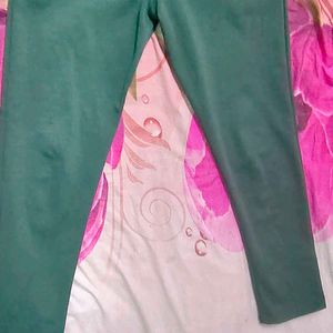 Dark Green Slim-Fit Stretchable Trouser for Casual