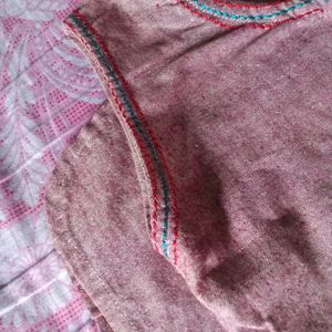 Handloom Sleeveless Kurti