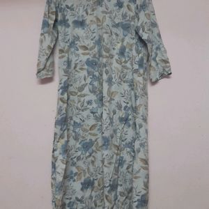 Blue Kurti For Women