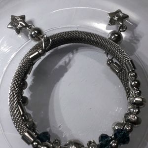 Chic Silver-Black Bracelt