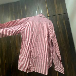 Red And White Line Shirt