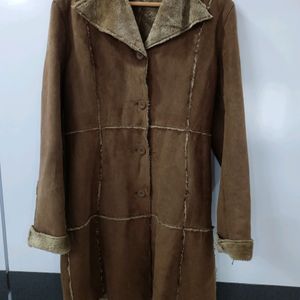 Kashmiri Leather Overcoat