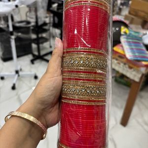 Red Bridal Churda