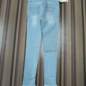 W-26 Size-30 Slim Fit Women Denim Jeans