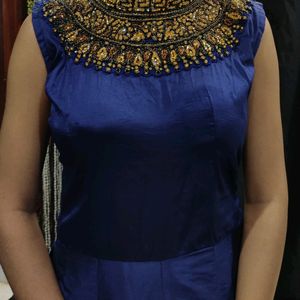 Navy Blue Ethnic Gown