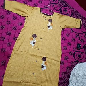 Cotton Kurta With Salwar